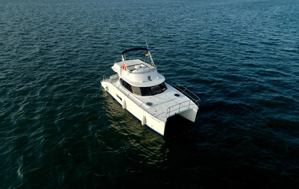 Catamarán por la Ría de Arousa